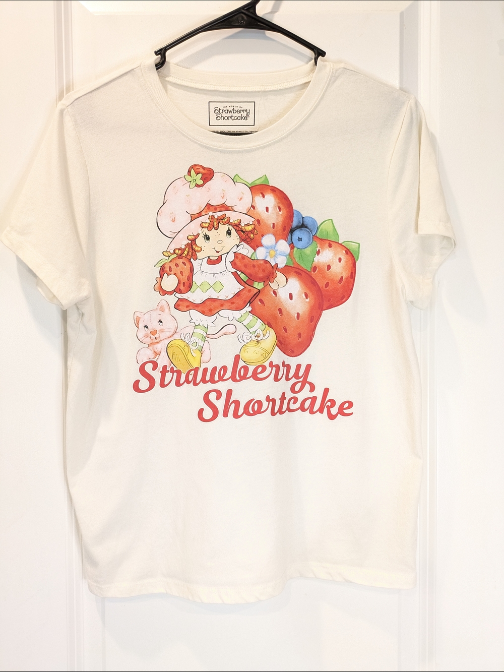 Strawberry Shortcake Graphic Tee Women’s Large Y2K Cute Cottagecore Shirt